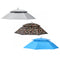 ZANLURE Foldable Double Layer Sun-proof Fishing Umbrella Hat Outdoor Camping Hiking Golf Umbrella Headwear Cap