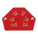 Drillpro 25/50/75LBS Magnetic Welding Locator Holder Hex Located Horn Clamp Welding Magnetic Angle Arrow Holder