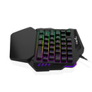 HXSJ V100 Single Hand Gaming Keyboard Controller for PUBG Mobile Video Game