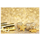 5x7FT Vinyl Golden Happy New Year Photography Backdrop Background Studio Prop