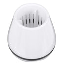 Silicone Soft Toilet Brush Set Bristle Base WC Bathroom Lavatory Cleaning Brush Tools