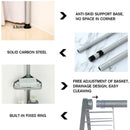 3 Tier Telescopic Toiletries Storage Corner Bath Shelf Rack for Bathroom