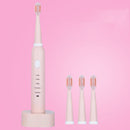 5 Modes Vibration Sonic Electric Toothbrush USB Rechargeable Waterproof Toothbrush with Brush Head for Adult