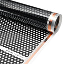 50cm 4M Floor Heating Film Infrared Underfloor Film Pads Honeycomb Reticulated 220V