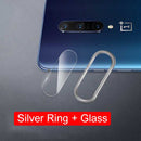 Bakeey Anti-scratch Metal Circle Ring + Tempered Glass Phone Camera Lens Screen Protector for OnePlus 7 PRO