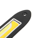 2PCS COB LED Car DRL Daytime Running Lights Driving Turn Fog Lamp Waterproof 12V Dual Color 27cm