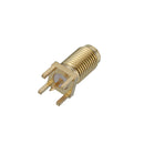 50 Golden SMA-KWE to RP-SMA Female RF Connector Adapter Straight for RC Drone
