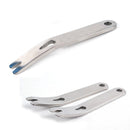 IPRee Outdooors Mini Paracord Steel Crowbar Scraper Blade Nail Puller Key Chain Multifunctions Tool