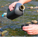 TRACKMAN Hunting Outdoor Aluminum Alloy Sport Water Kettle Large 1L With Handle