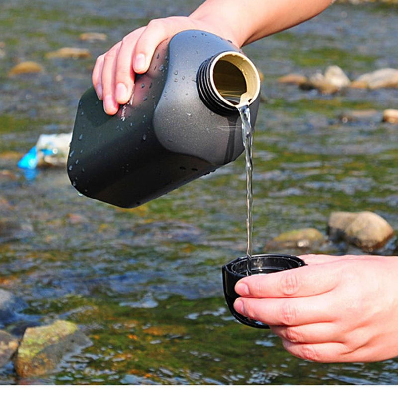 TRACKMAN Hunting Outdoor Aluminum Alloy Sport Water Kettle Large 1L With Handle