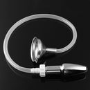 Anal Stainless Steel Funnel Filler Enema Silicone Hose Rectum Cleaner Insert Stopper Armarium Medical Equipment