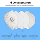 Fresh Air Supply Smart Electric Face Mask Air Purifying N95 Anti Haze Pollution