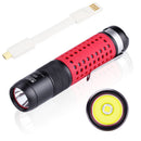 Civictor S5 L2 U2 800Lumens 3Modes Switchable USB Rechargeable Tactical LED Flashlight 18650