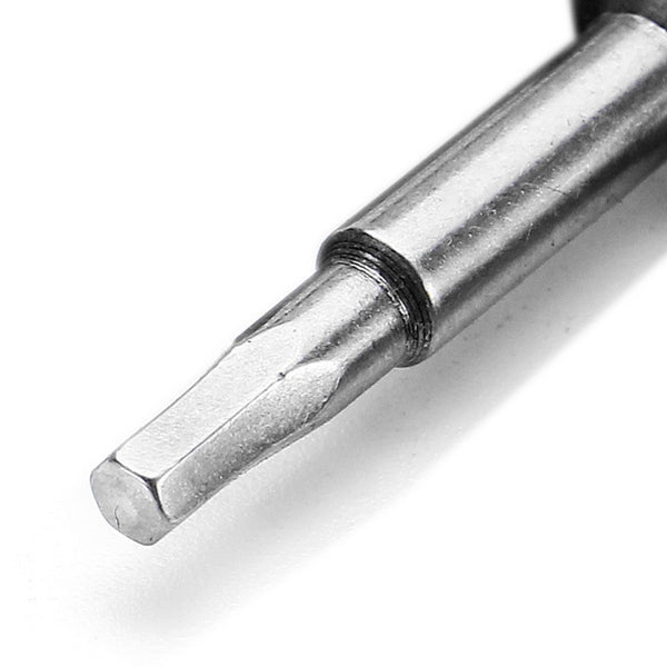 Broppe 8pcs 50mm H1.5-H8 Hex Head Screwdriver Bit 1/4 Inch Hex Shank Magnetic Screwdriver Bits