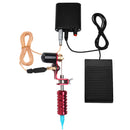 Rotary Tattoo Needles Machine Beginner Complete Motor Kit Power Supply 110V