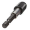 1PC Black 1/4" Hex Shank 60mm Quick Release Magnetic Screwdriver Bit Holder