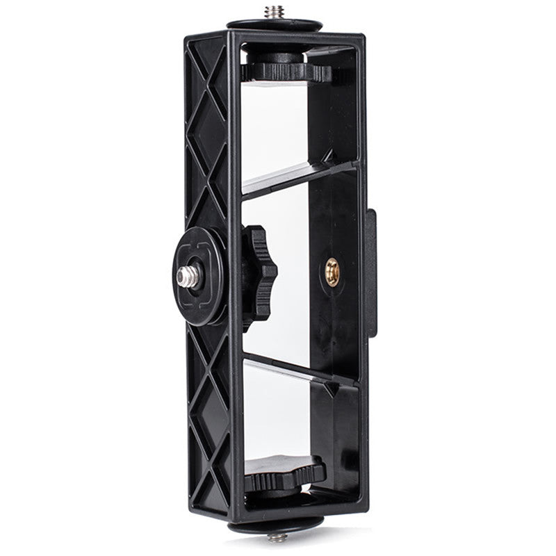 Multi-function Mobile Phone Clip Holder Three-position Clip Bracket for Live Selfie Stick