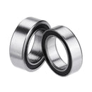 Machifit 10pcs 6700-2RS 10x15x4mm 10x16x5mm Miniature Double Rubber Seal Deep Groove Ball Bearing