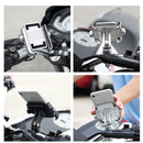 Aluminum Bicycle Bike Motorcycle Handlebar Holder Mount Stand For Mobile Phone