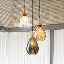E27 Modern Glass Pendant Light Ceiling Lamp Home Chandelier Fixture Decoration