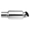 2" 51mm 2'' Inlet Car Exhaust Pipe Muffler Silencer Resonator Bent Stainless Steel Chrome