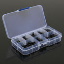 Suleve M3NH5 180Pcs M3 Nylon Screw Black Hex Screw Nut PCB Standoff Spacer Column Assortment Kit