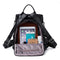 9.7inch Women PU Leather Backpack Waterproof Anti-theft School Bag Travel Leisure Shoulder Bag