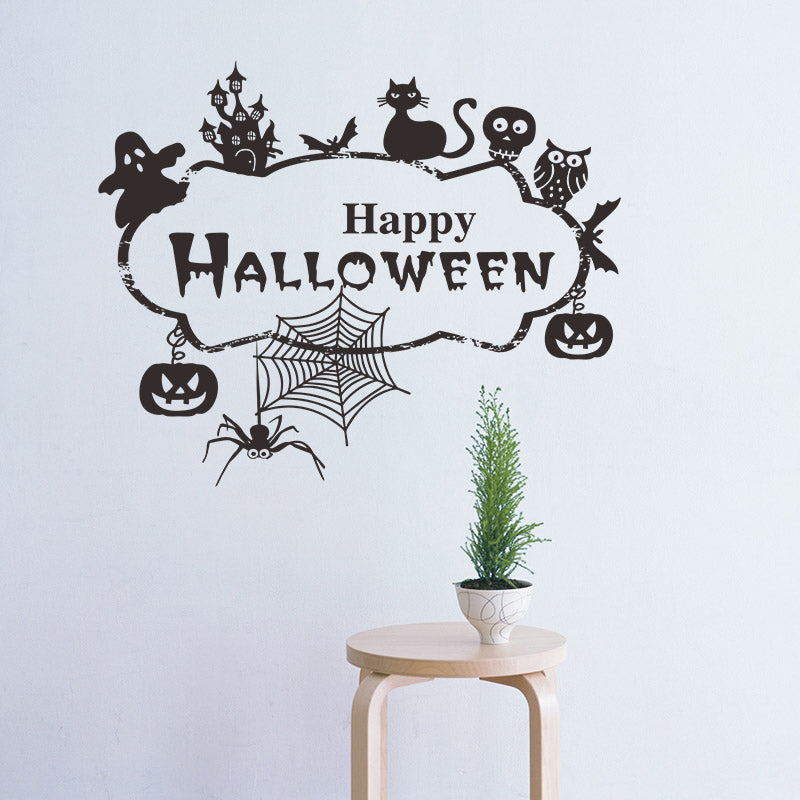 Miico FX3039 Halloween Sticker Novetly Cartoon Wall Sticker Removable Sticker For Room Decoraion