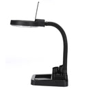 5X 10X Magnifying LED Lamp Magnifier Light Large Glass Lens Desktop Stand Craft