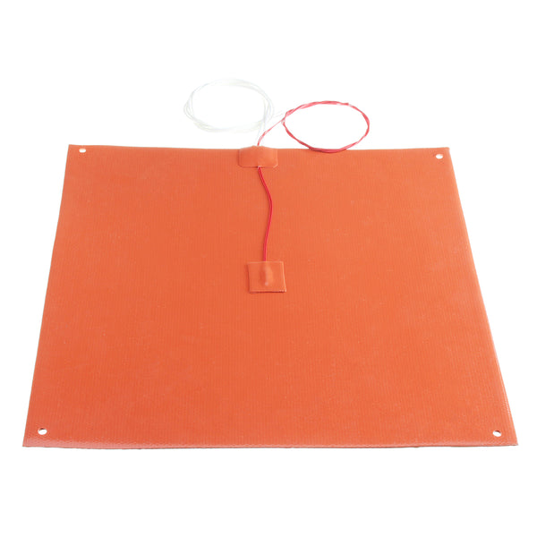 300x300mm 120v/220v 750W Silicone Heated Bed Heating Pad With Hole For 3D Printer