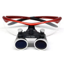 2.5X/3.5X Magnification Binocular Dental Loupe Surgery Surgical Magnifier with Headlight LED Light Medical Operation Loupe Lamp