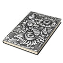 Vintage 3D Embossed  Sunflower Travel Diary Notebook Journal Leather Notepad