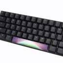 Five-sided Dyesub PBT Green Aurora Space Bar 6.25u Novelty Keycap for Anne Pro 2