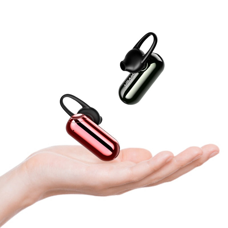 Usams US-LE001 Wireless bluetooth Earphone Mini Invisible Single Earbuds Handsfree Noise Cancelling Mic Headphone