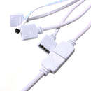 Multi-Color RGB LED Flash Strobe Light Angel Eye Rings for BMW E46 3 5 7 Series