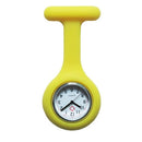 Colorful Silicone Doctor Fob Watch Pocket Nurse Watches with Clasp