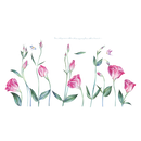 Miico SK9330 Flower Painting Sticker Home Decorative Sticker Wall Sticker DIY Sticker