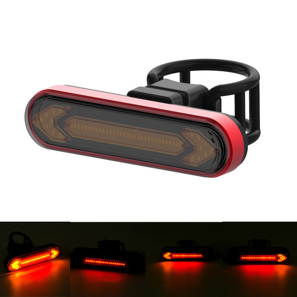 XMUND XD-BL5 Wireless Remote Control Turn Signal Warning Bike Light USB Rechargeable Waterproof 4 Modes Cycling Rear Light Direction Indicator Lamp