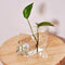 Wall-mounted Rhombus Glass Flower Vase Home Garden Wedding Party Decoration