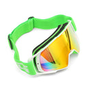 Motorcycle Racing Ski Goggles Uv Protection Anti Fog Green Frame