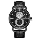 NAVIFORCE 3005 Working Little Dials Quartz Watches Leather Strap Men Wrist Watch