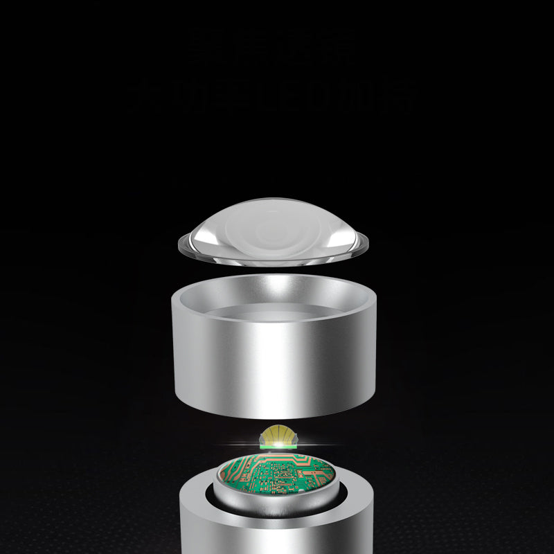 Mentch X7 T6/XPE 15W 4Modes Zoomable USB Rechargeable Waterproof Mini LED Flashlight 18650 Flashlight with Side Lamp