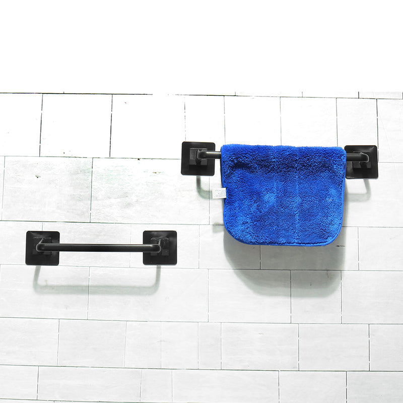 Wall Self-adhesive Bathroom Towel Hanging Organizer Storage Rack Home Kitchen