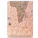 Map Design Folio PU Leather Case Cover For Samsung Tab S T800
