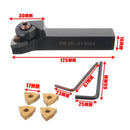 1Pc Wwlnr1616H08 Tool Holder Boring Bar 16X125Mm + 4Pcs Wnmg0804 Inserts Wi