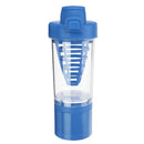 Outdoor Camping 500ML Portable Sports Drink Shaker Mixer Water Cup Bottle Plastic Leakproof Cup