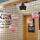 1Pc Wedding Christmas Tress Hanging Decorations Ball Transparent Open PlastiZ6D7