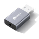 BIAZE Y27 USB External Sound Card Headphone Microphone 2-in-1 Soundcard Adapter For Computer Laptops PS4 Headset