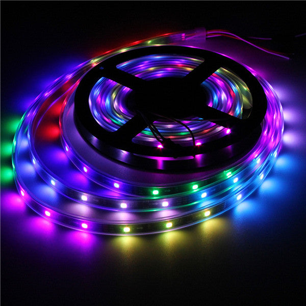 WS2811 5M LED Strip 150 SMD 5050 LED RGB Dream Color Strip Light Waterproof IP65 DC 12V