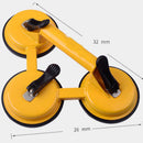 Aluminum Alloy Triple Claw Vacuum Sucker With Rubber Suction Pad And Abs Ha